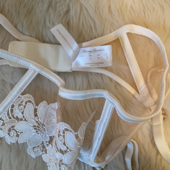 ⚡️ Rare Honey Birdette Amelie Set NWOT 34C & Small MRSP$595 - Picture 5 of 6